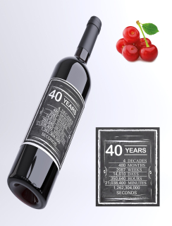 Narodeniny 40 - višňové víno