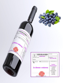 Predpis na víno - čučoriedkové víno