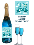 Modrý šumivý nápoj - it´s a boy