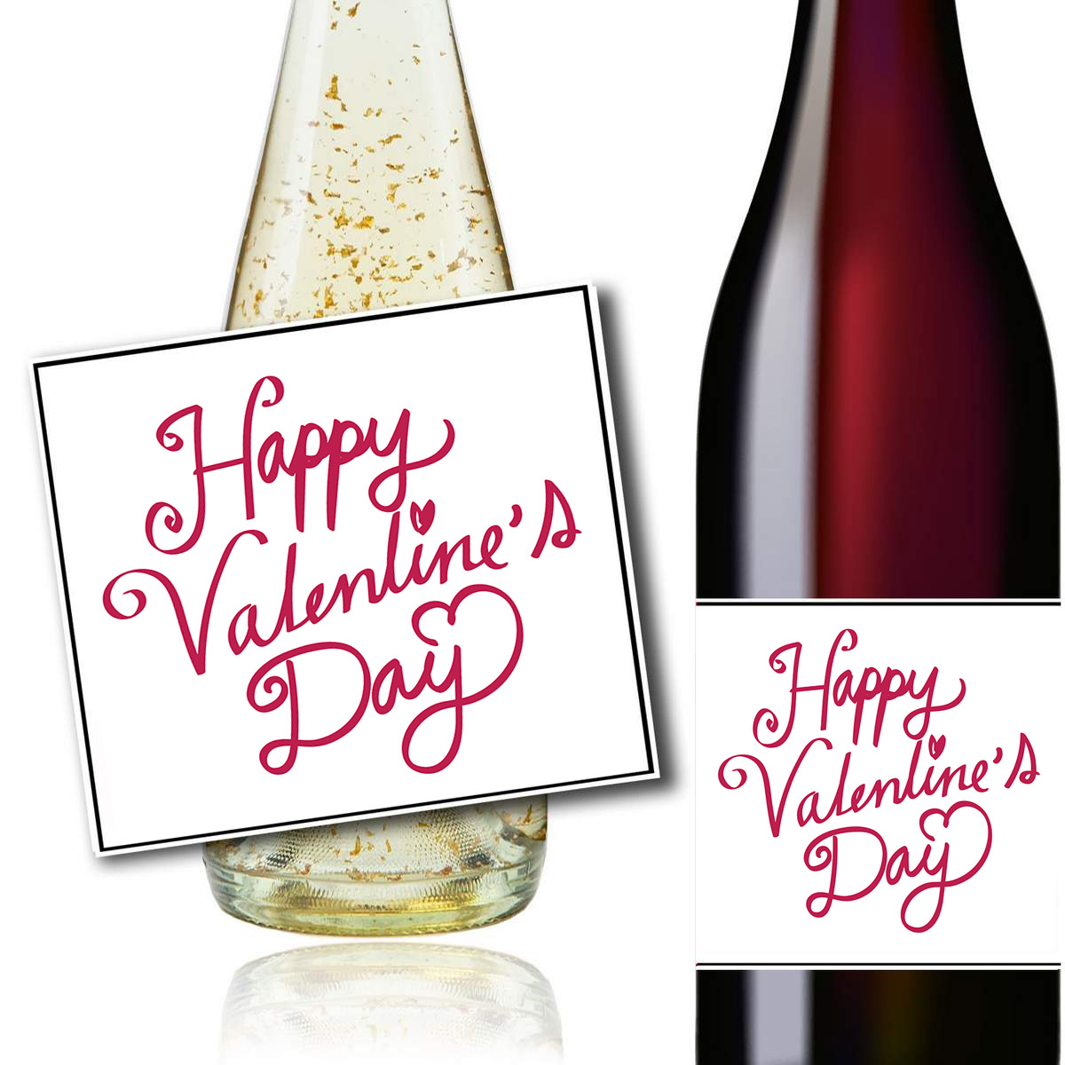 Valentín Happy Valentine - darčekové víno