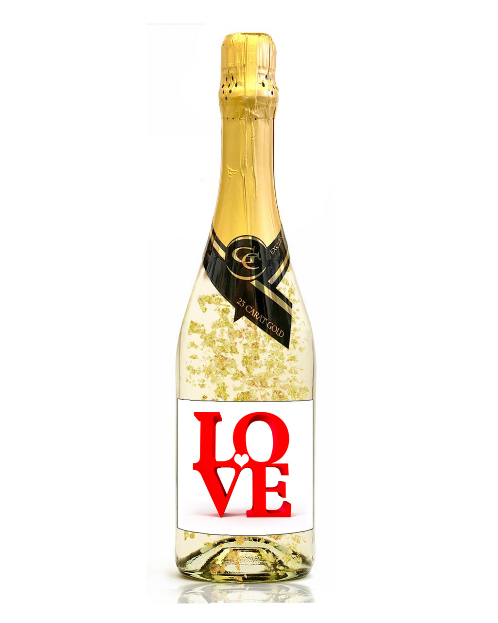  Gold Cuvee šumivé so zlatom LOVE