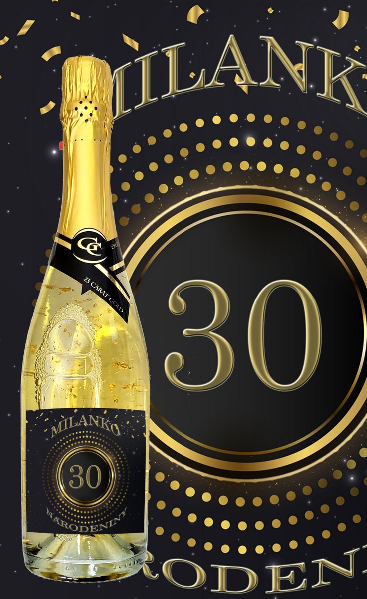 Gold Cuvee šumivé so zlatom - meno + vek