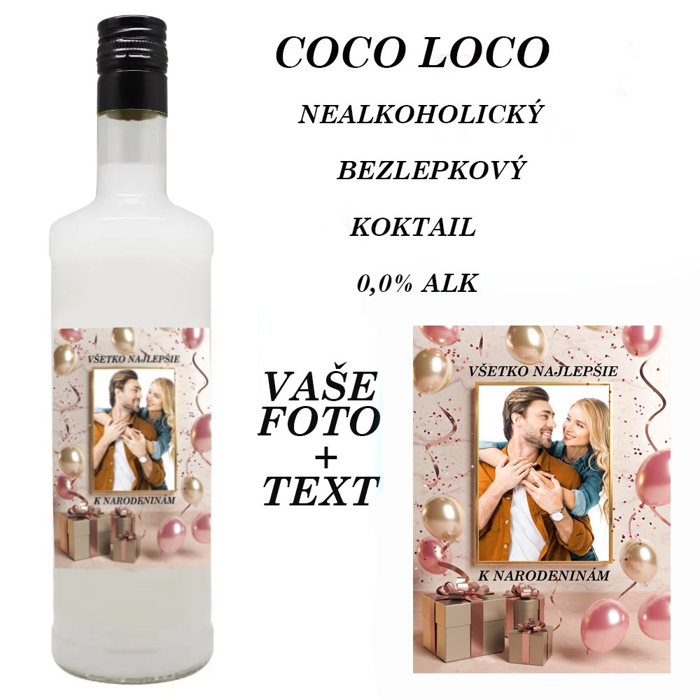 Nealko COCO LOCO - Vaše foto + text
