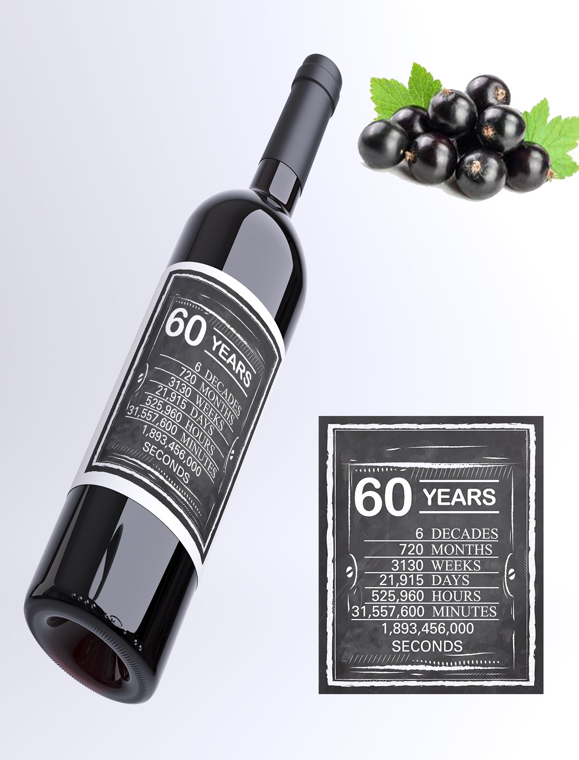 Narodeniny 60 - ríbezľové víno