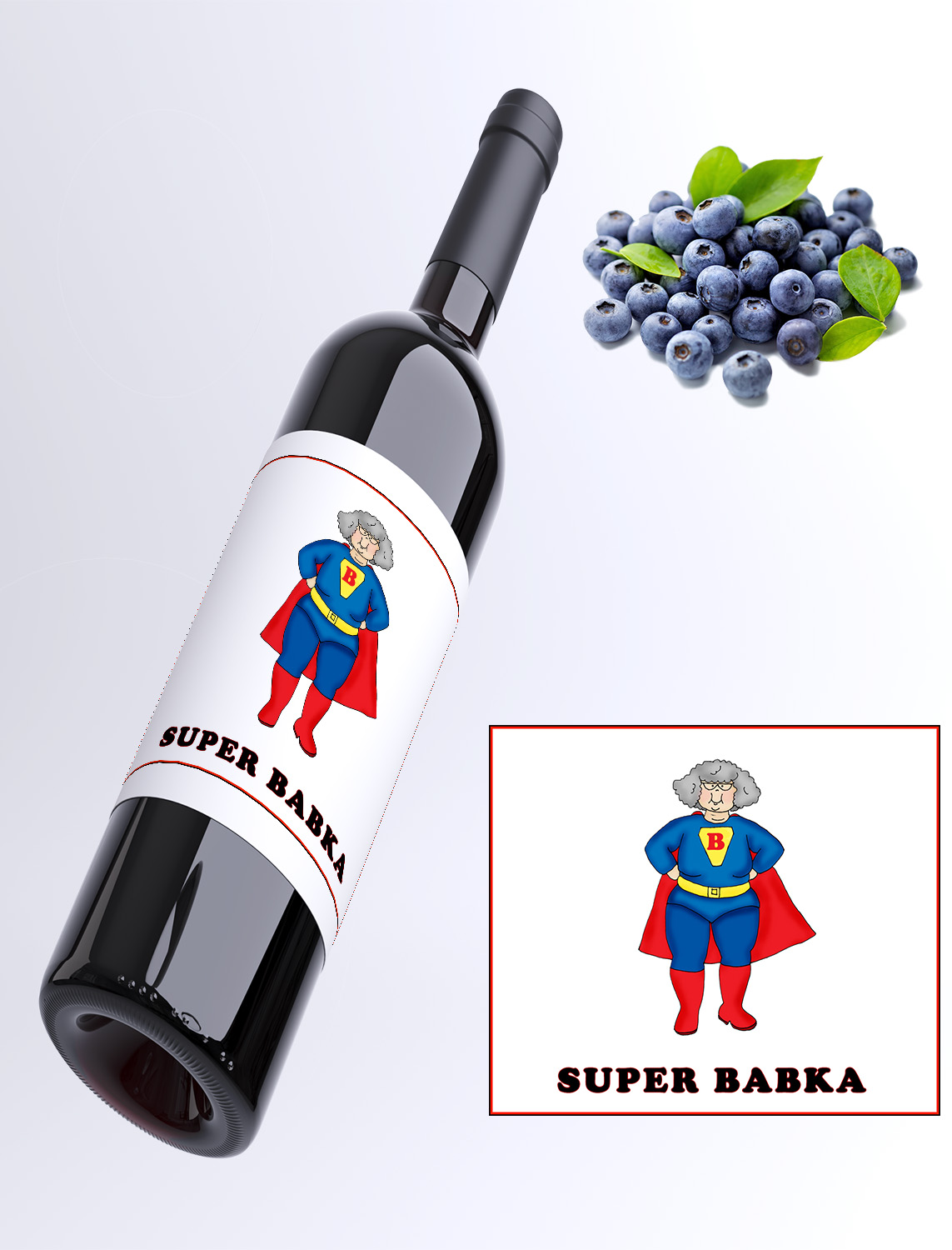 super babka - čučoriedkové víno