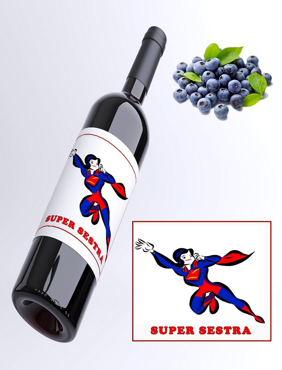 Super sestra - čučoriedkové víno