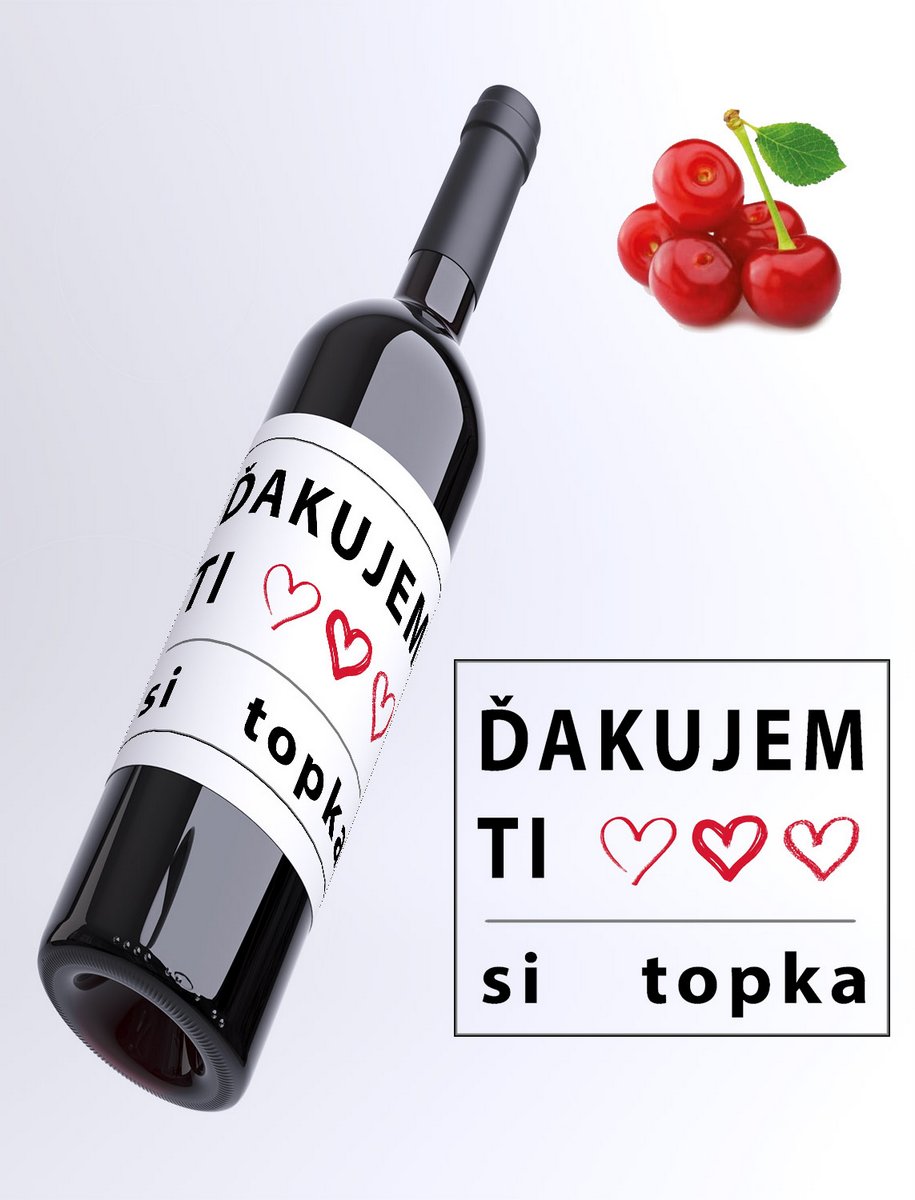 Ďakujem ti - višňové víno
