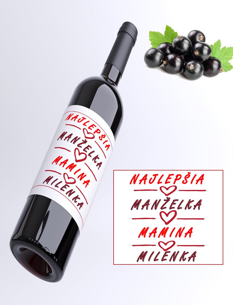 Najlepšia manželka - ríbezľové víno