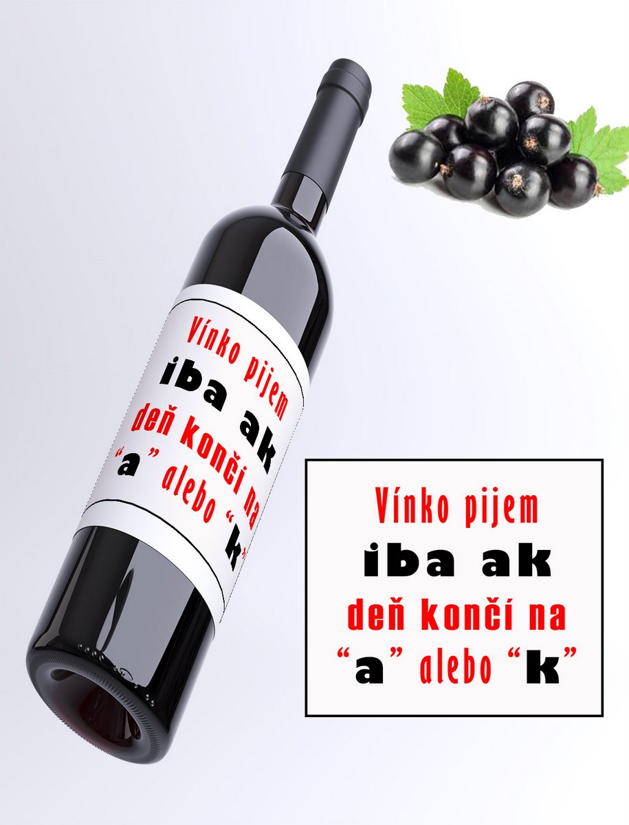 Vínko pijem - ríbezľové víno