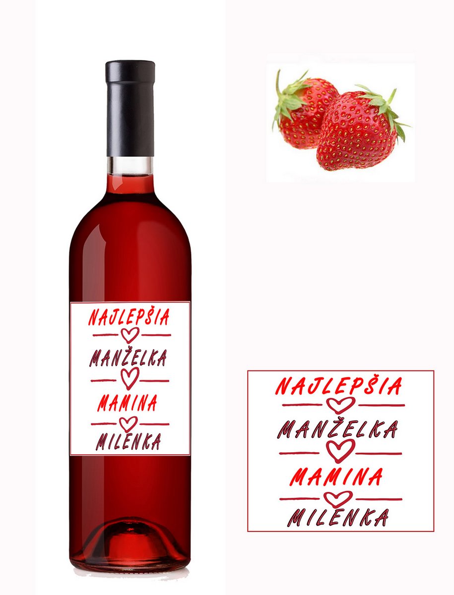 Najlepšia manželka - jahodové víno
