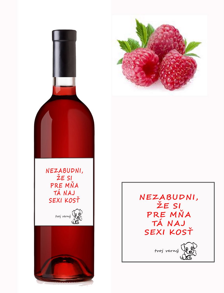 Sexi kosť - malinové víno