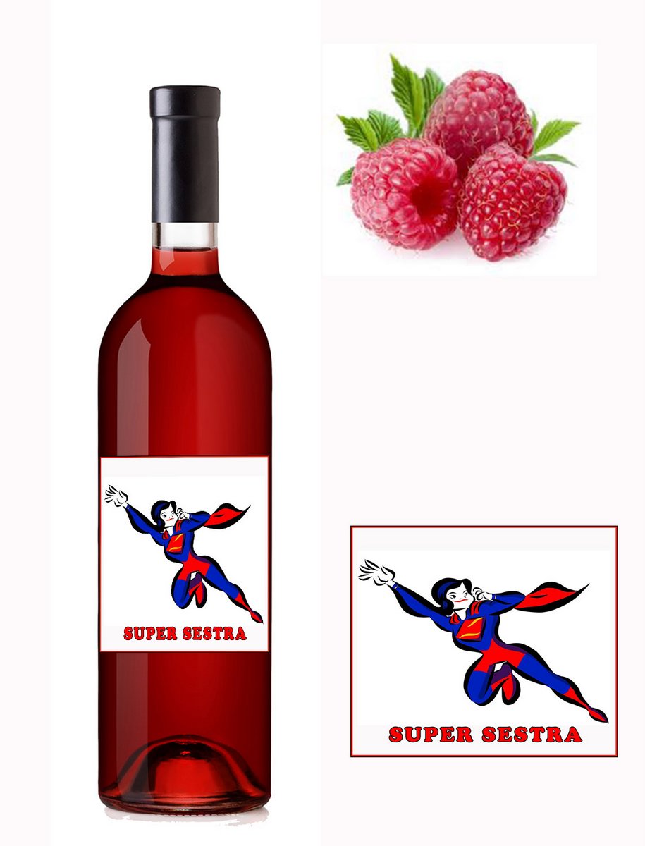Super sestra - malinové víno