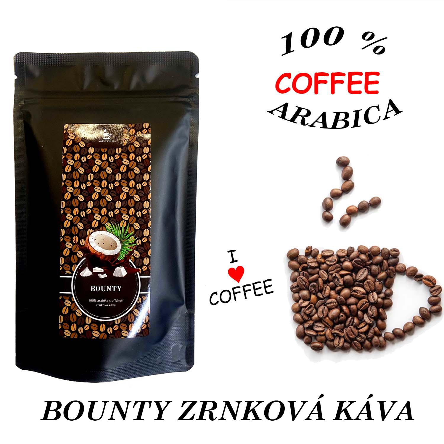 Bounty zrnková káva