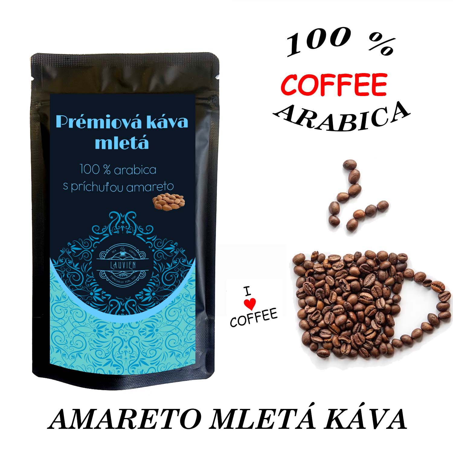 Amareto mletá káva