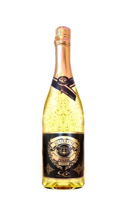 0,75 L Gold Cuvee šumivé víno so zlatom Najlepší hasič