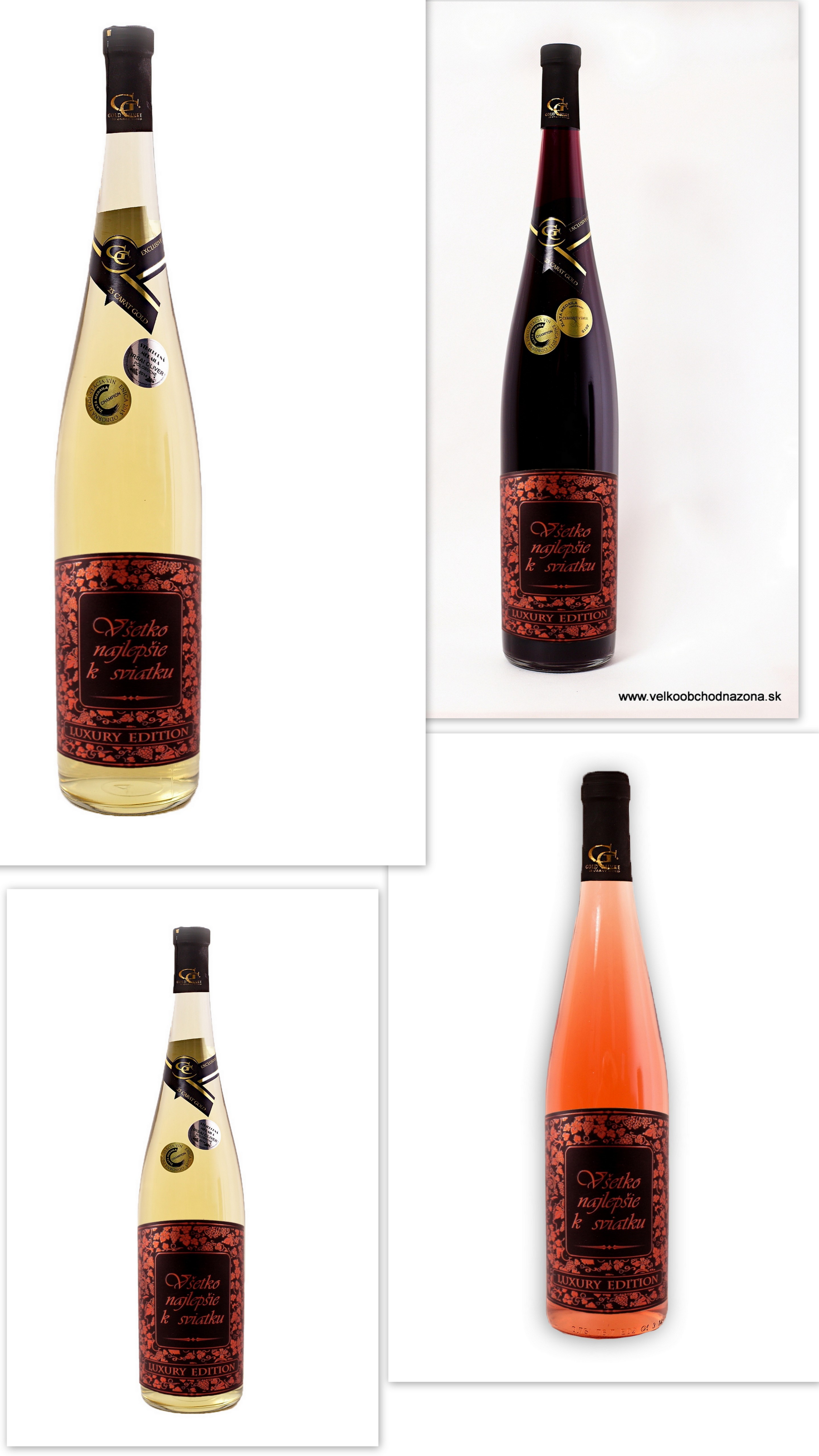 Gold Cuvee k Sviatku - viac druhov vína