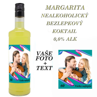 Nealko MARGARITA - Vaše foto + text - farebná vlnka