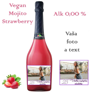 Mojito Strawberry - Vaša foto + text 