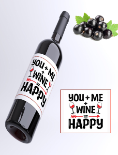 You+me=happy - ríbezľové víno