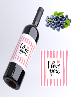 I LOVE YOU - čučoriedkové víno