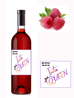 Instragram queen - malinové víno