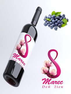 Deň žien - čučoriedkové víno