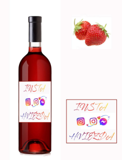 Instagram hviezda - jahodové víno