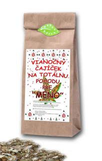 Vianočný čajík na totálnu pohodu s menom - konopný čaj