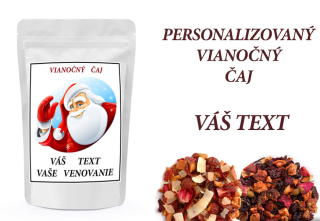 Vianočný čaj s Vašim textom - rôzne druhy - 60 g