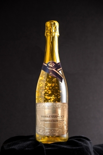 0,75l Gold Cuvee šumivé víno so zlatom Vianočné / novoročné